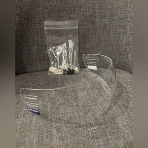 Bauer Hockey 55P X Cut Half Shield Visor Pro Stock Brand New with Hardware